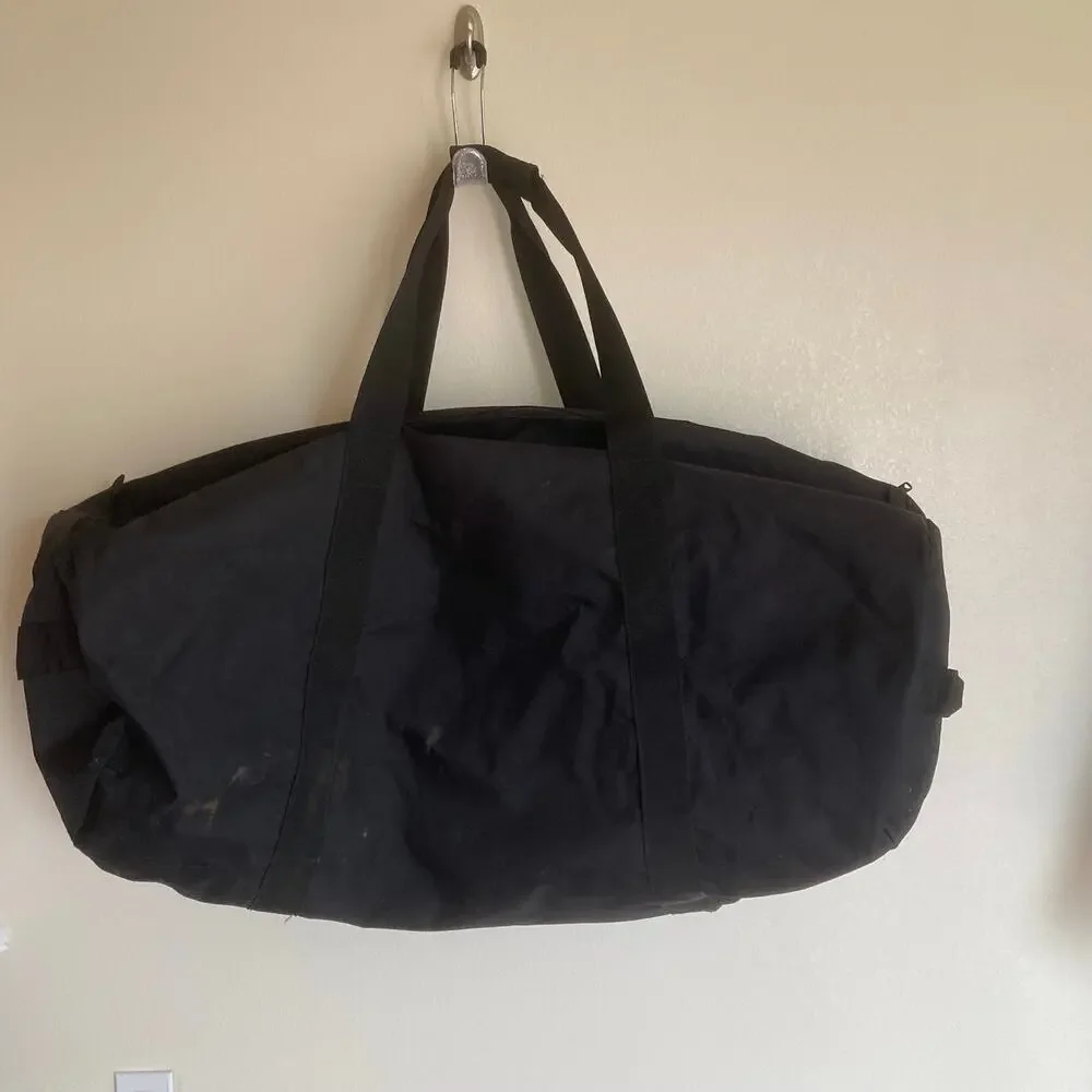 Western Pack Duffle Bag L Black Outdoors Travel Gear Gym Weekender Trip 30x24